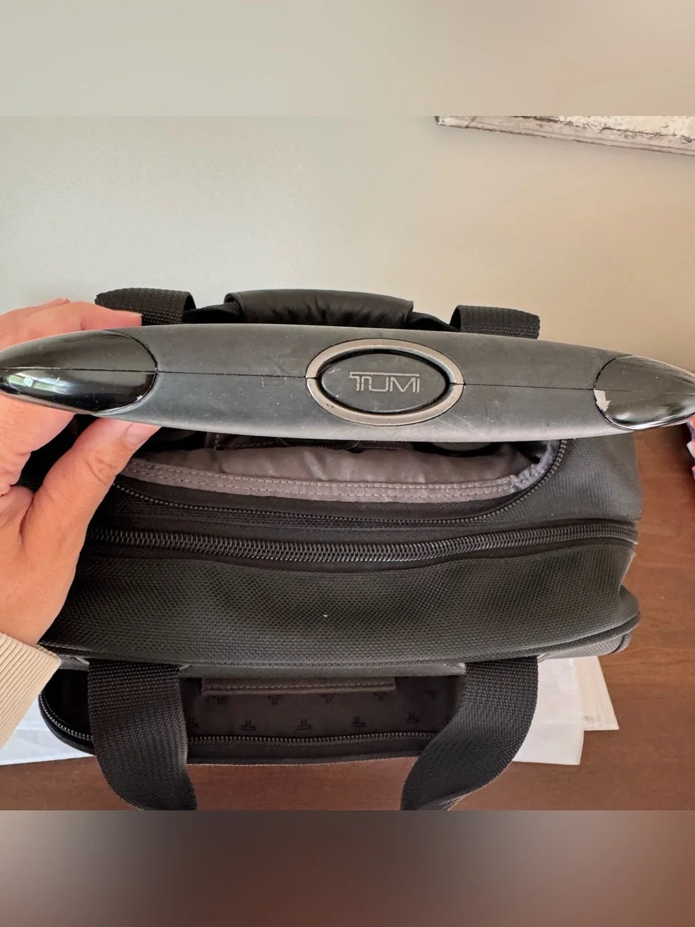 TUMI Rolling Suitcase with Handle for Under Airplane Seat